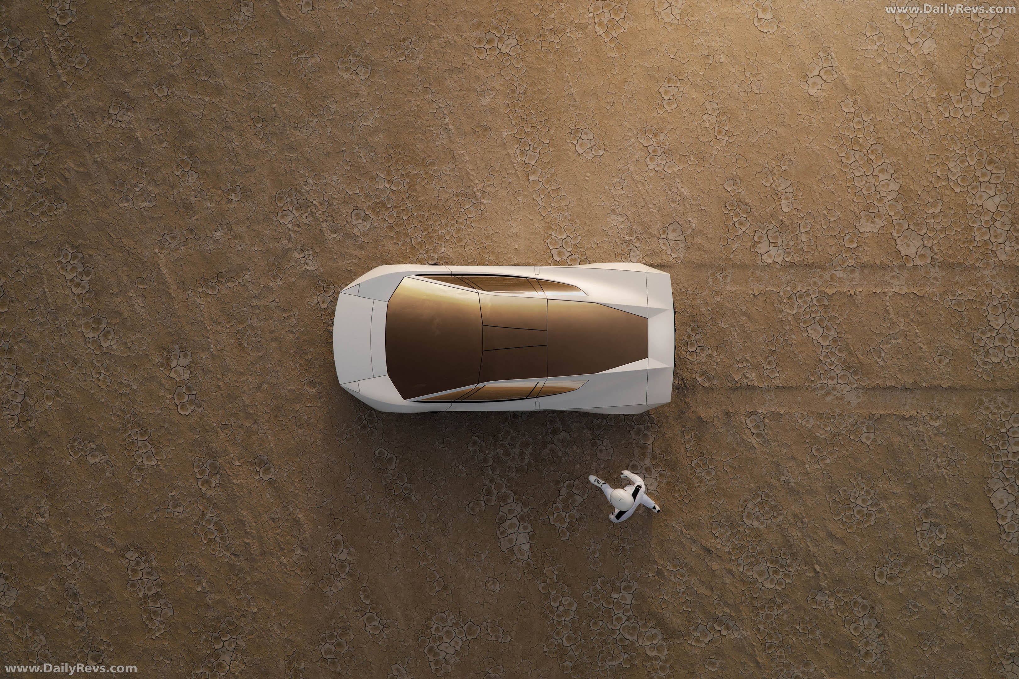 2026 Tesla Roadster Concept Top View
