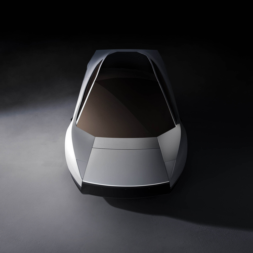 2026 Tesla Roadster Concept Top View