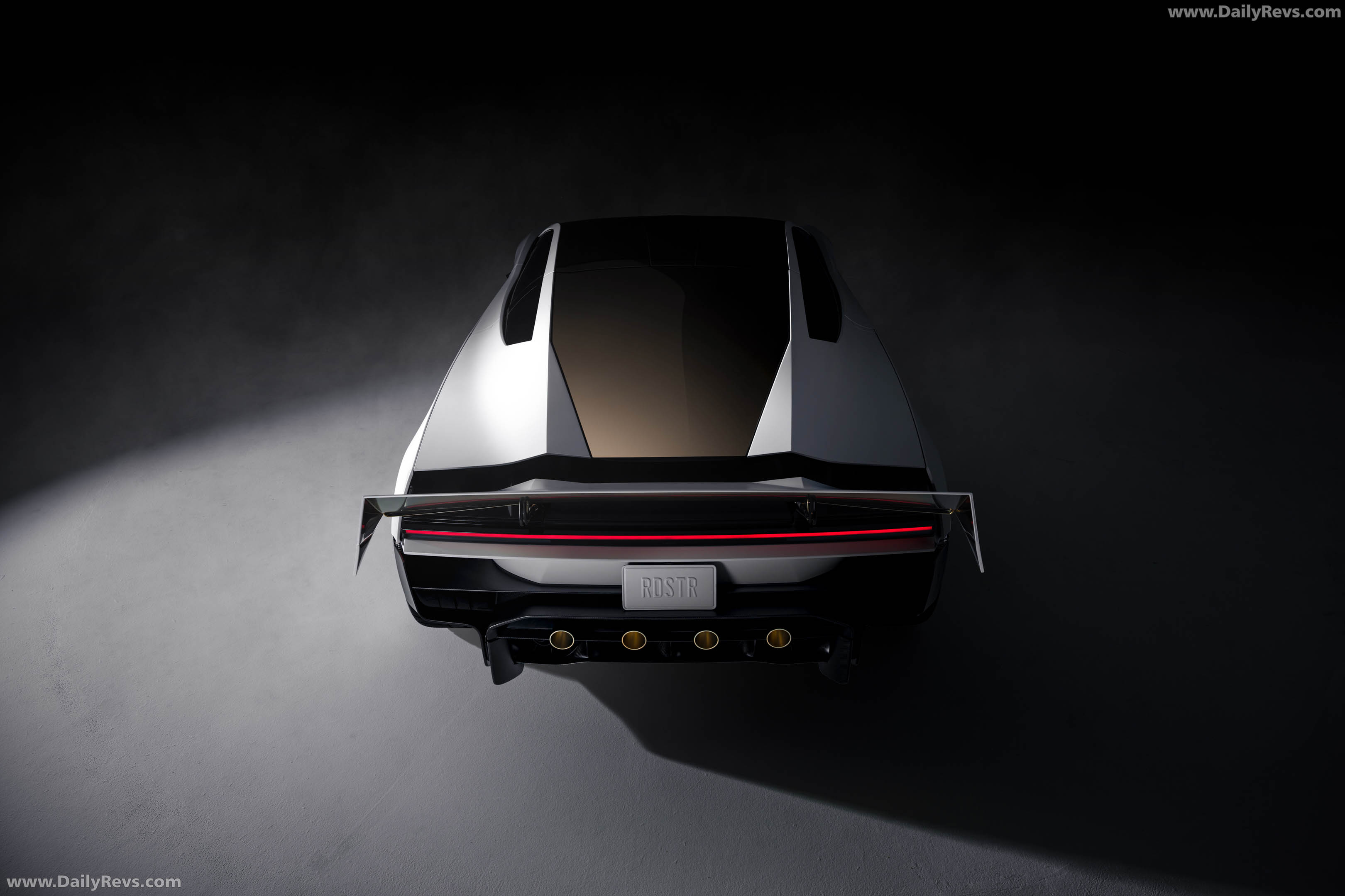 2026 Tesla Roadster Concept Top View