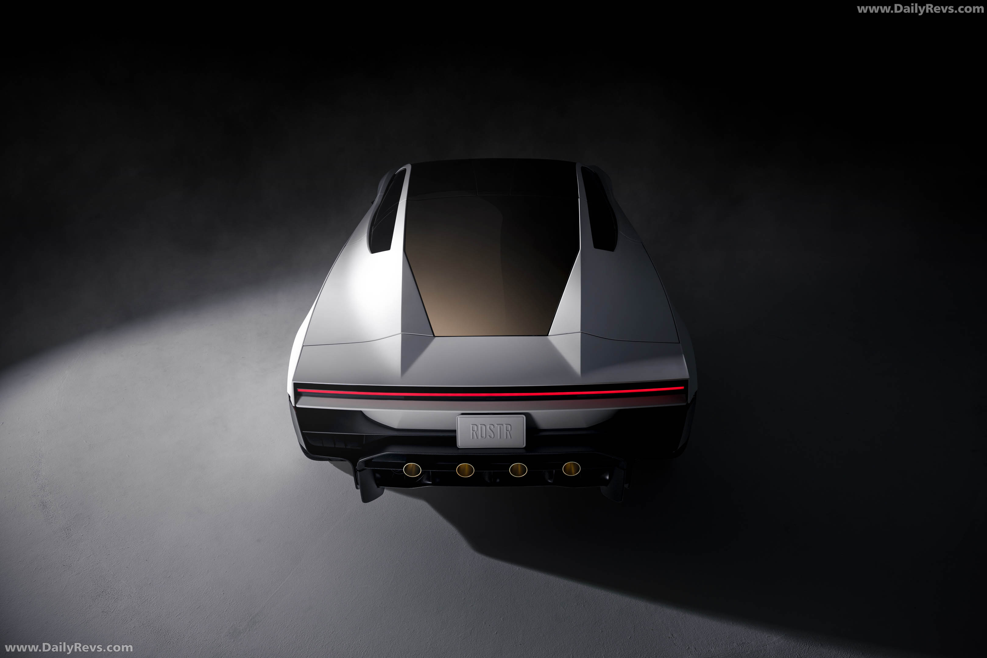 2026 Tesla Roadster Concept Top View
