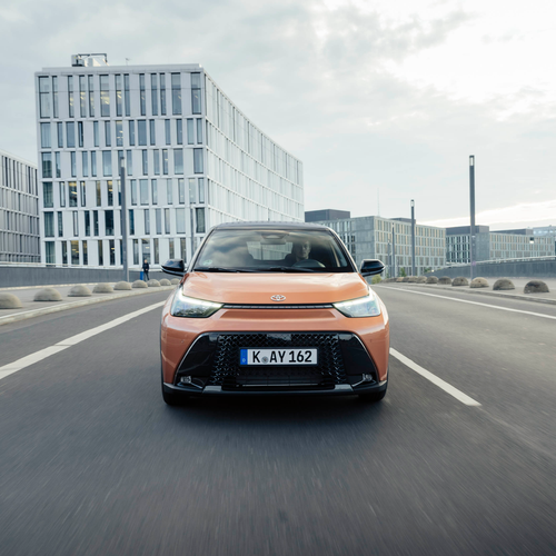 2026 Toyota Aygo X Hybrid Cinnamon Front View