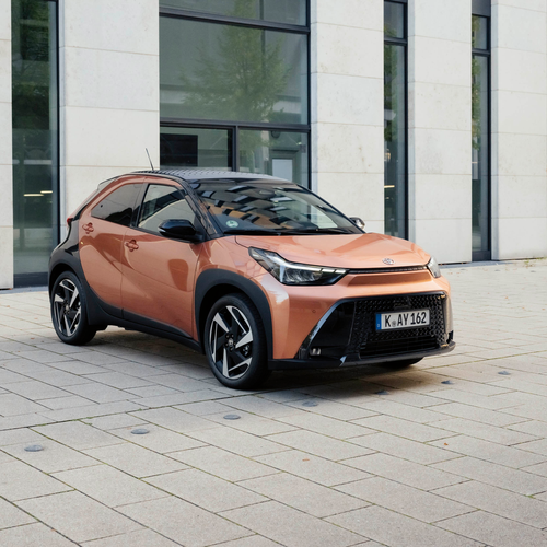 2026 Toyota Aygo X Hybrid Cinnamon Front View