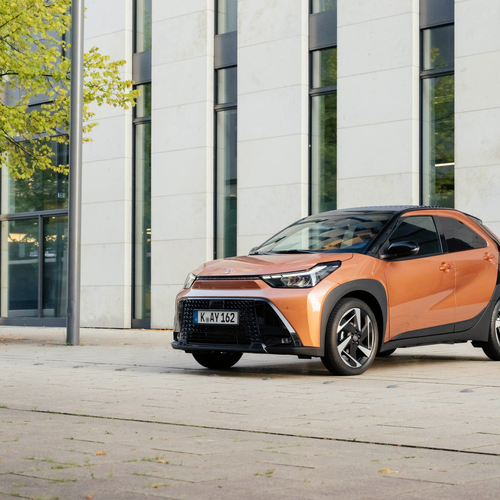 2026 Toyota Aygo X Hybrid Cinnamon Front View