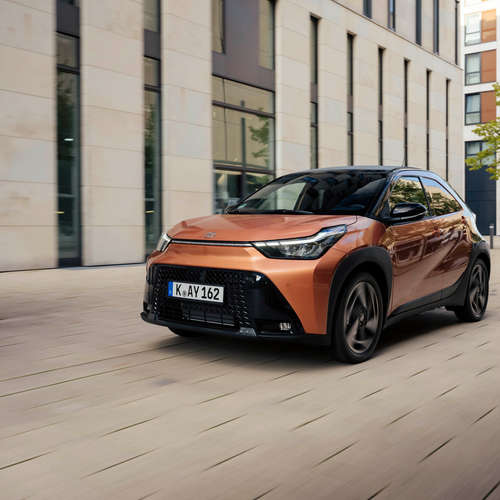 2026 Toyota Aygo X Hybrid Cinnamon Front View