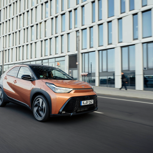 2026 Toyota Aygo X Hybrid Cinnamon Front View