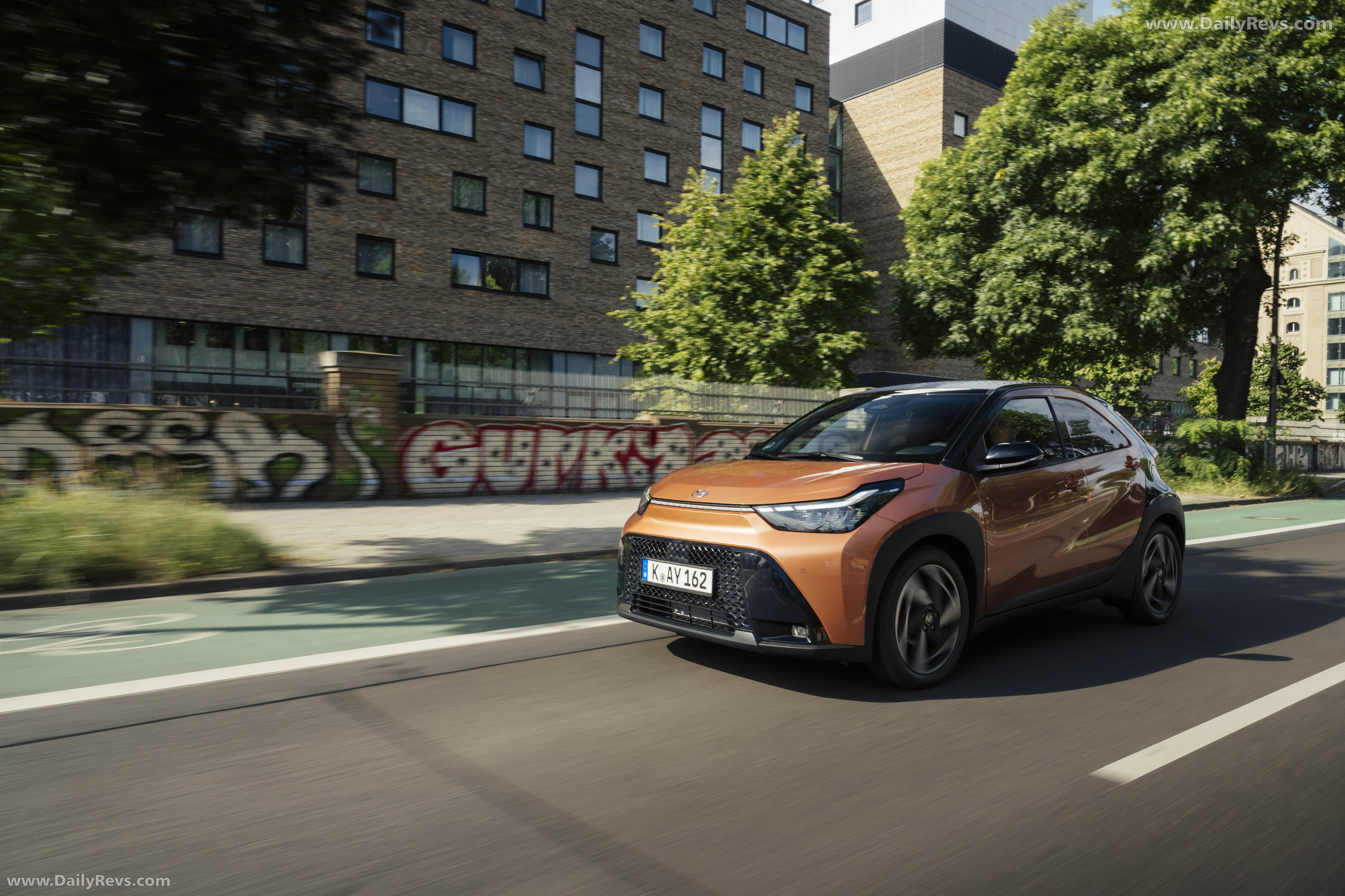2026 Toyota Aygo X Hybrid Cinnamon Front View