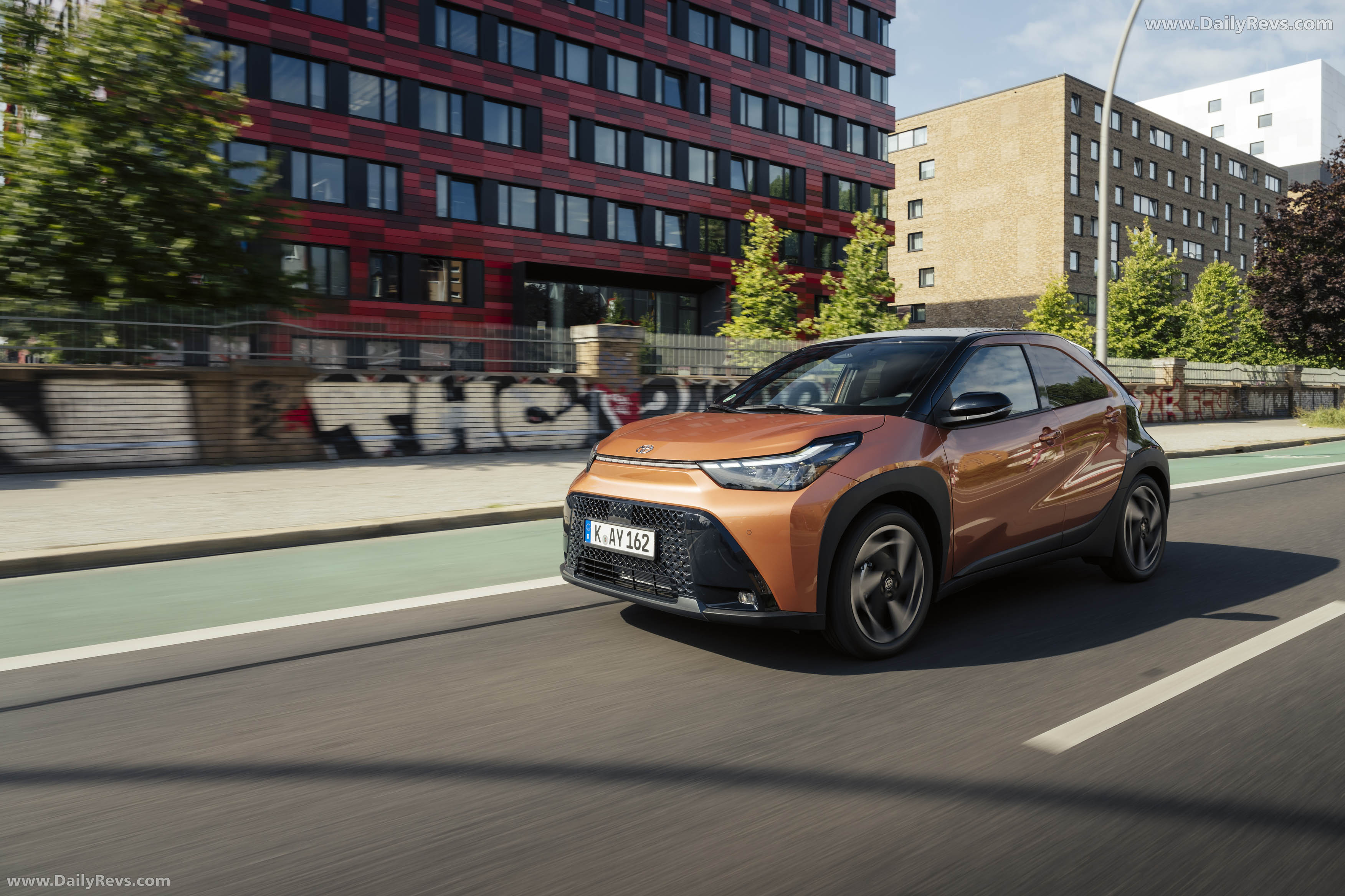 2026 Toyota Aygo X Hybrid Cinnamon Front View