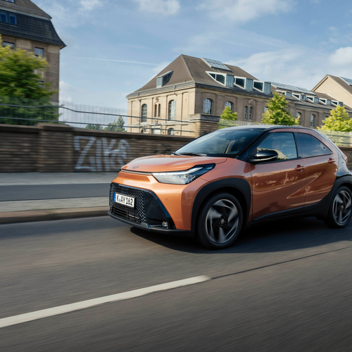 2026 Toyota Aygo X Hybrid Cinnamon Front View