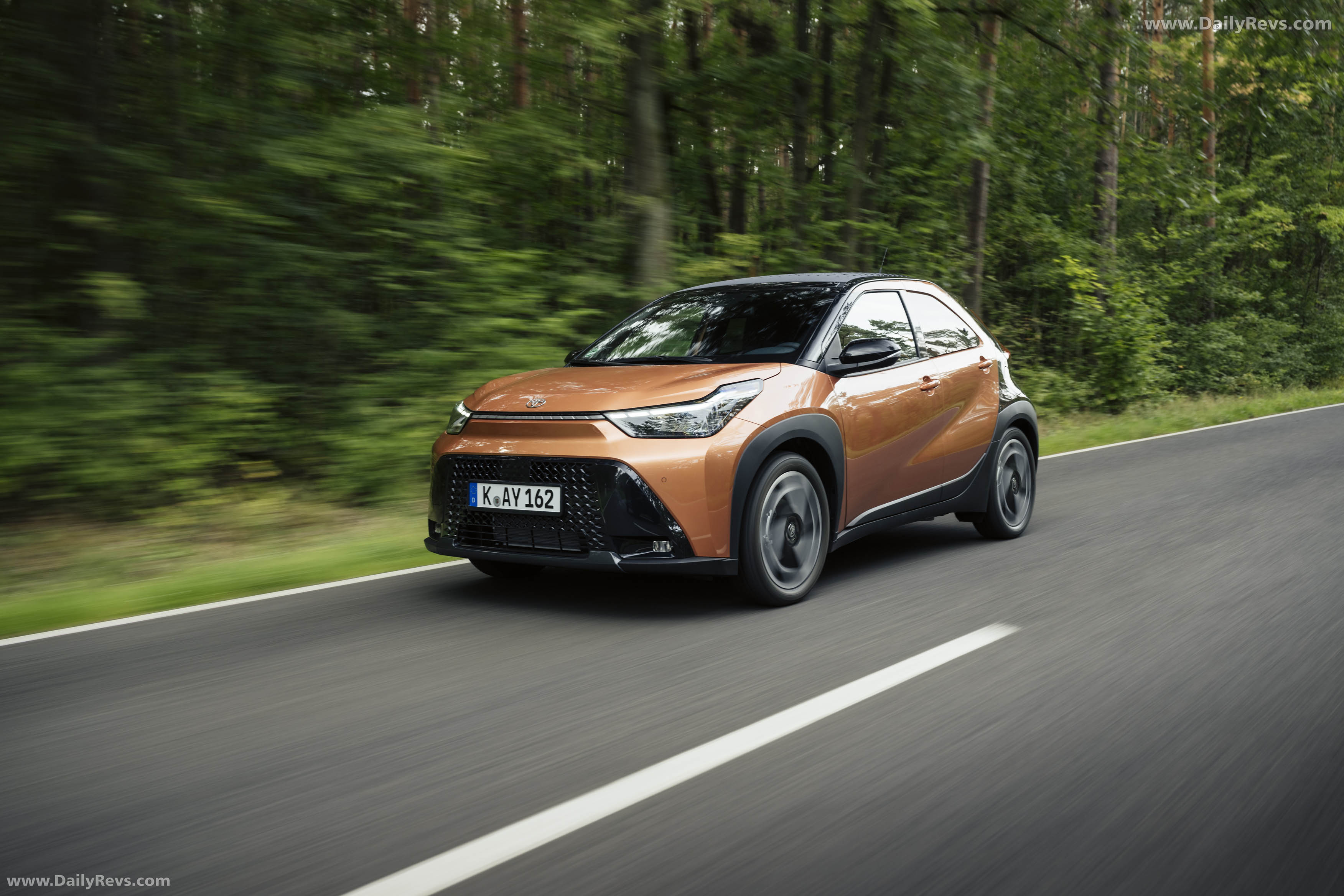 2026 Toyota Aygo X Hybrid Cinnamon Front View