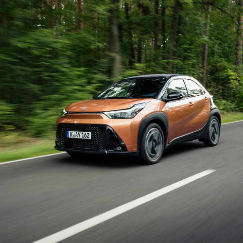 2026 Toyota Aygo X Hybrid Cinnamon Front View