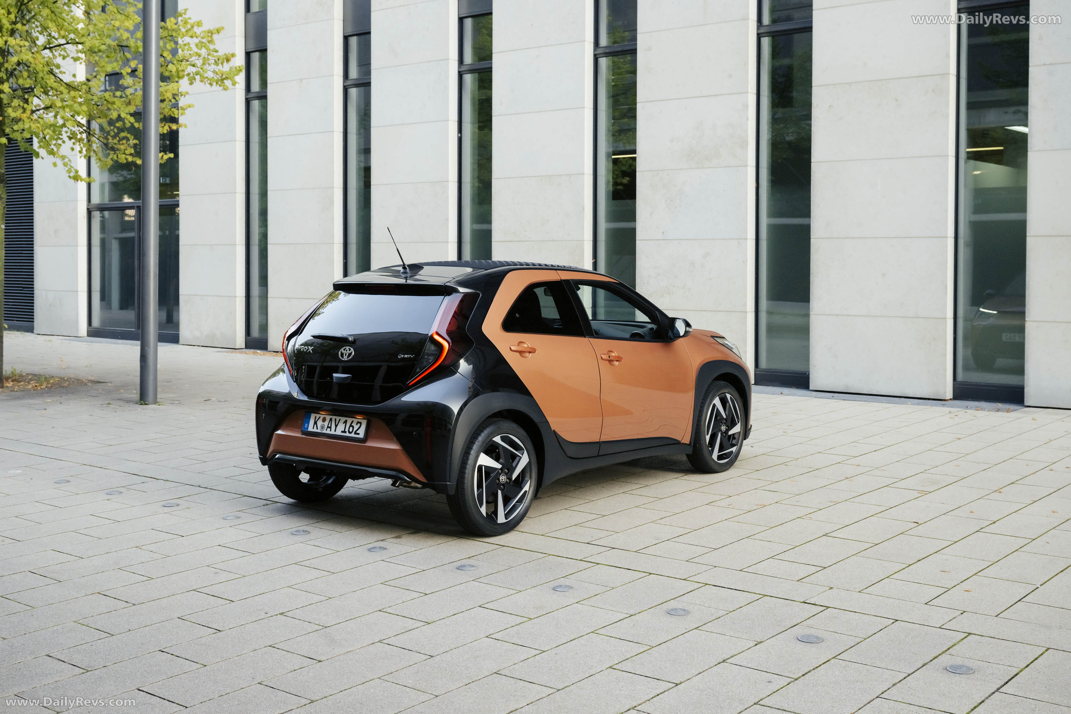 2026 Toyota Aygo X Hybrid Cinnamon Rear View