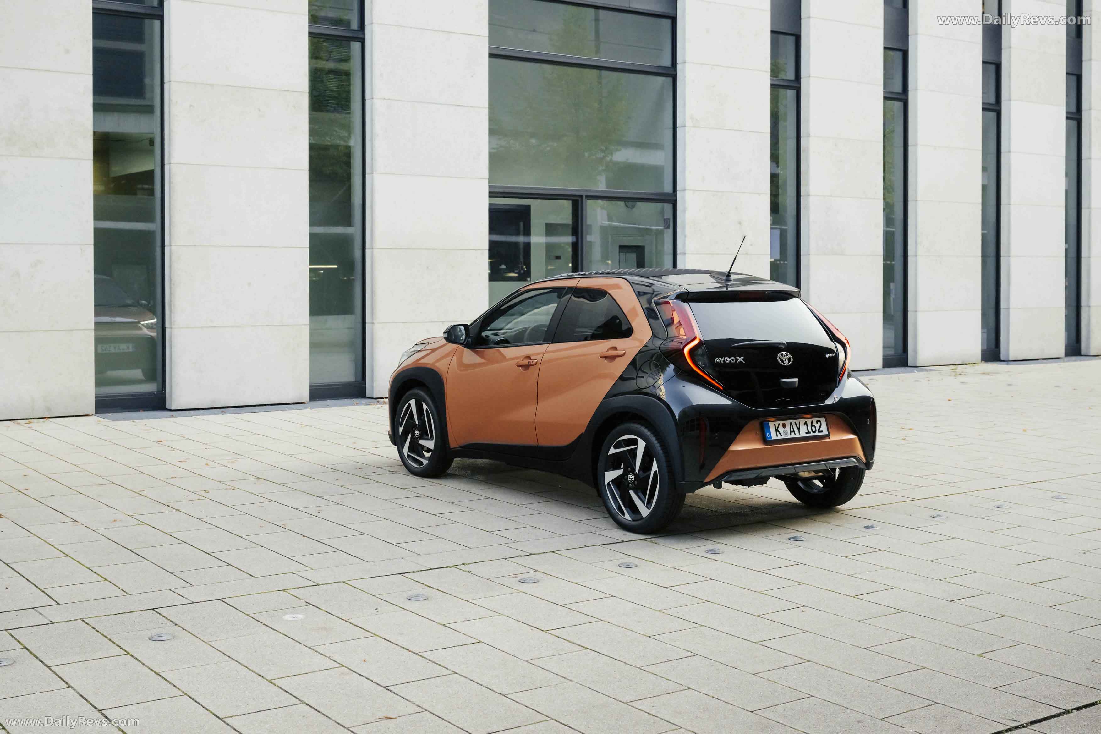 2026 Toyota Aygo X Hybrid Cinnamon Rear View