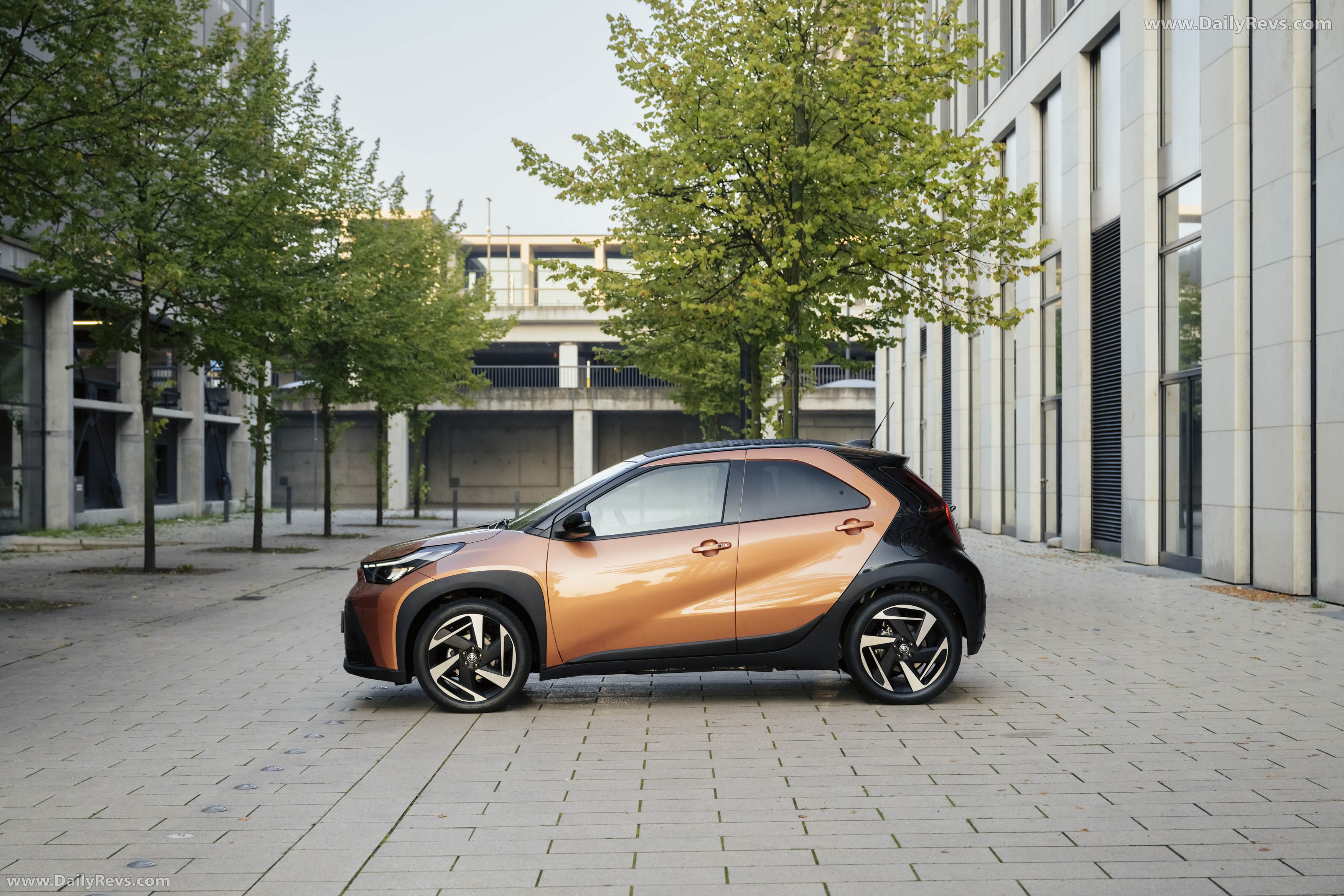 2026 Toyota Aygo X Hybrid Cinnamon Side View