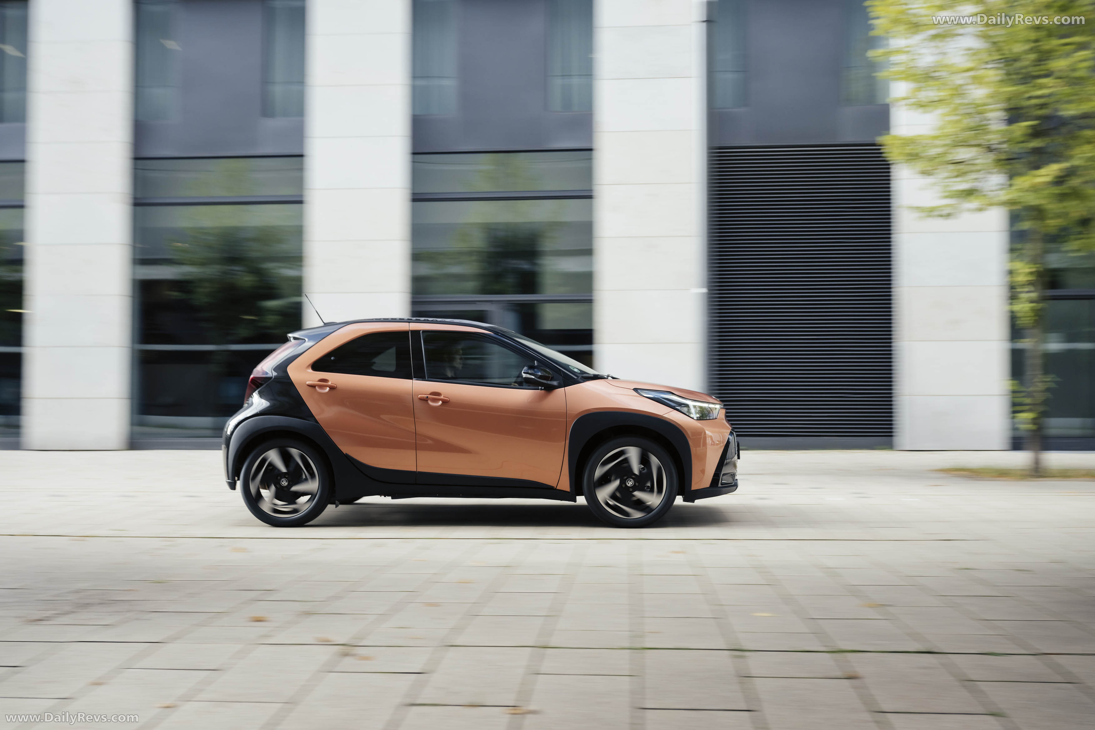2026 Toyota Aygo X Hybrid Cinnamon Side View