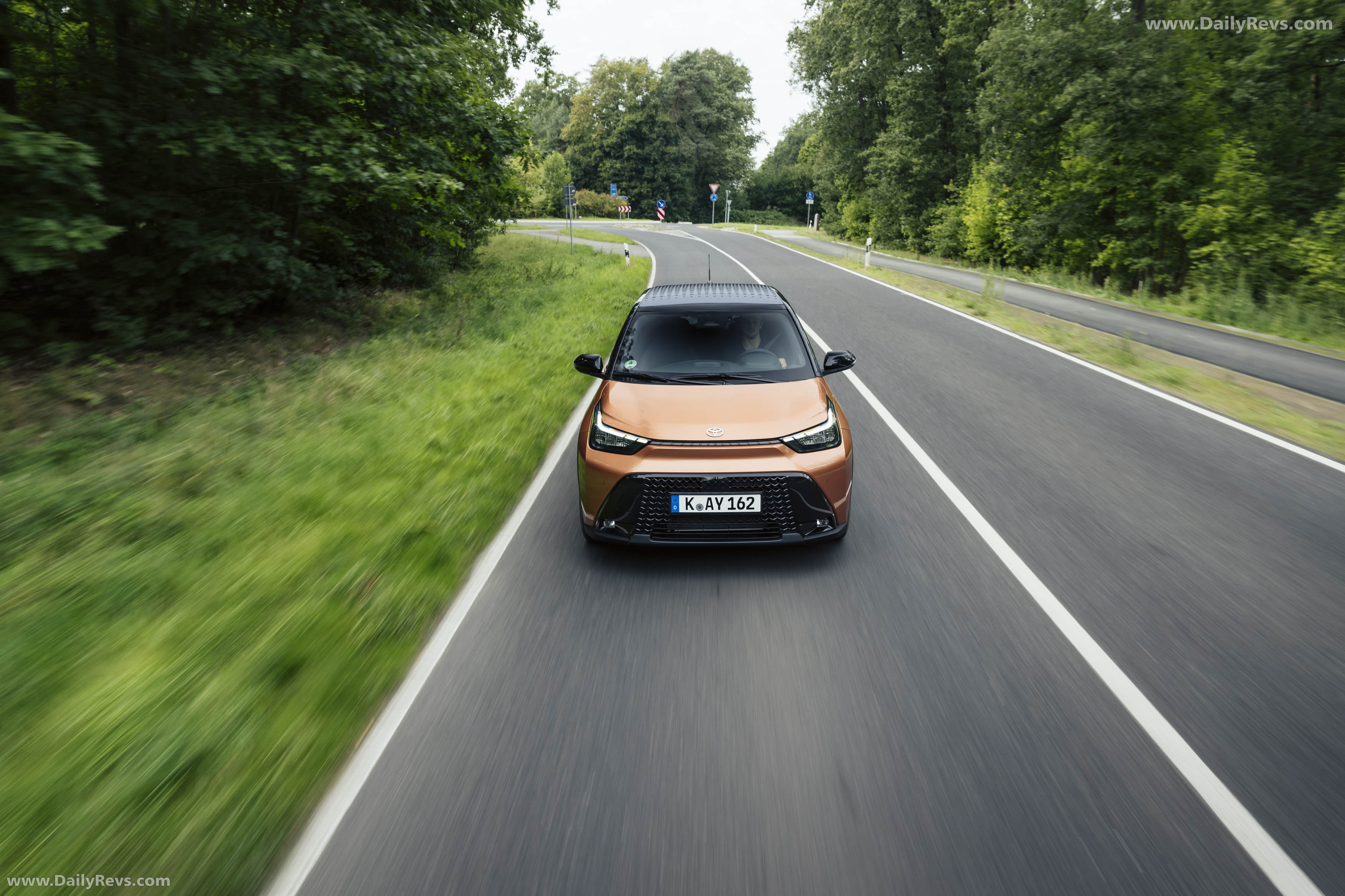 2026 Toyota Aygo X Hybrid Cinnamon Top View
