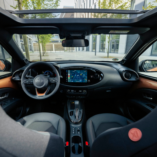 2026 Toyota Aygo X Hybrid Cinnamon Interior