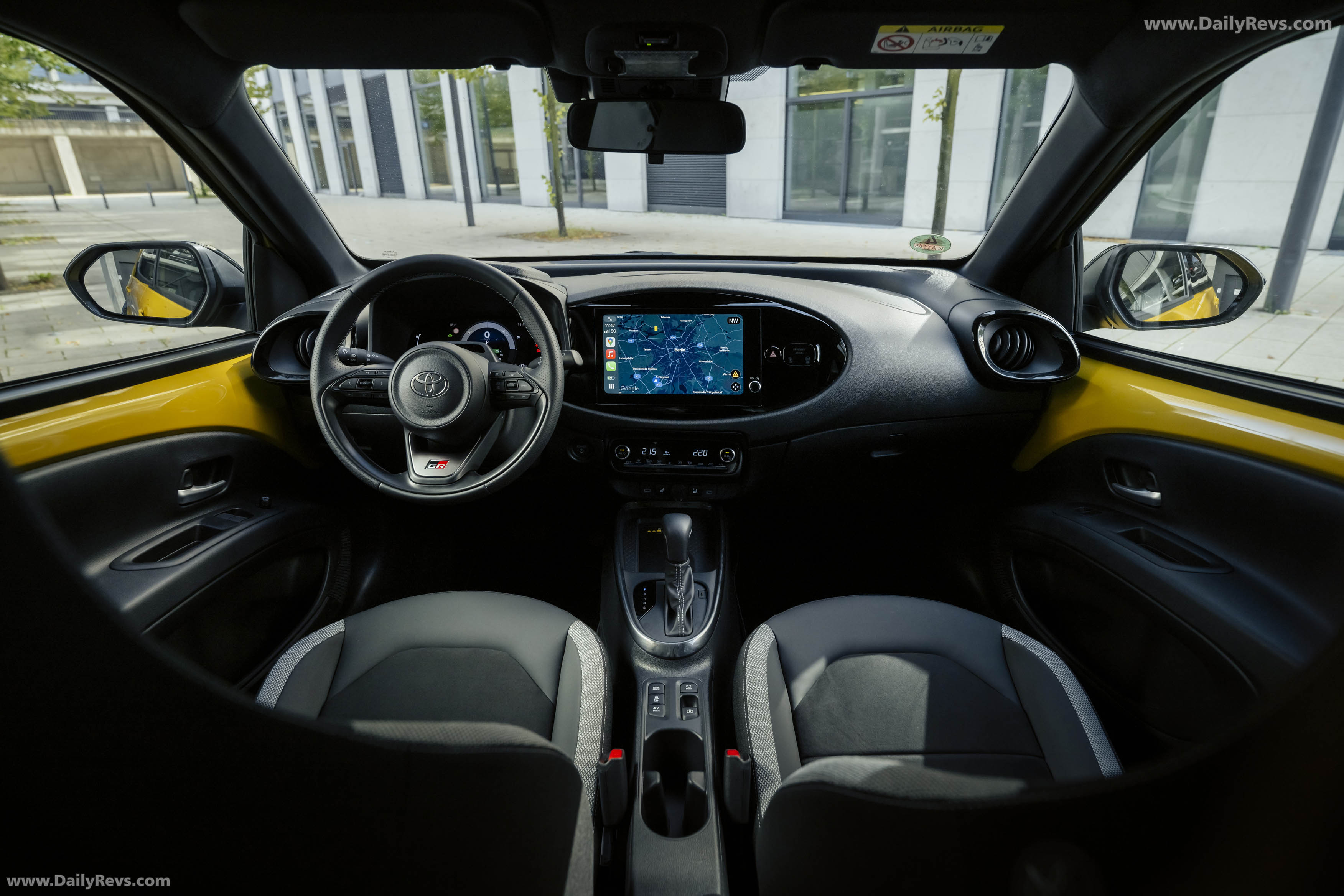 2026 Toyota Aygo X Hybrid Mustard Interior