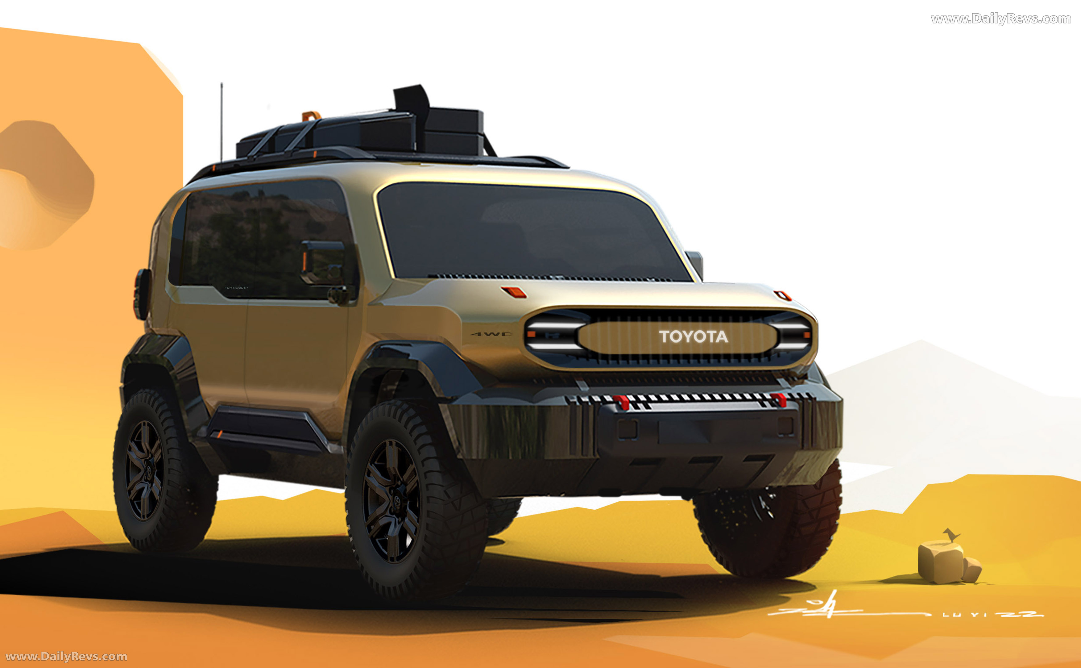 2027 Toyota Land Cruiser FJ Sketches