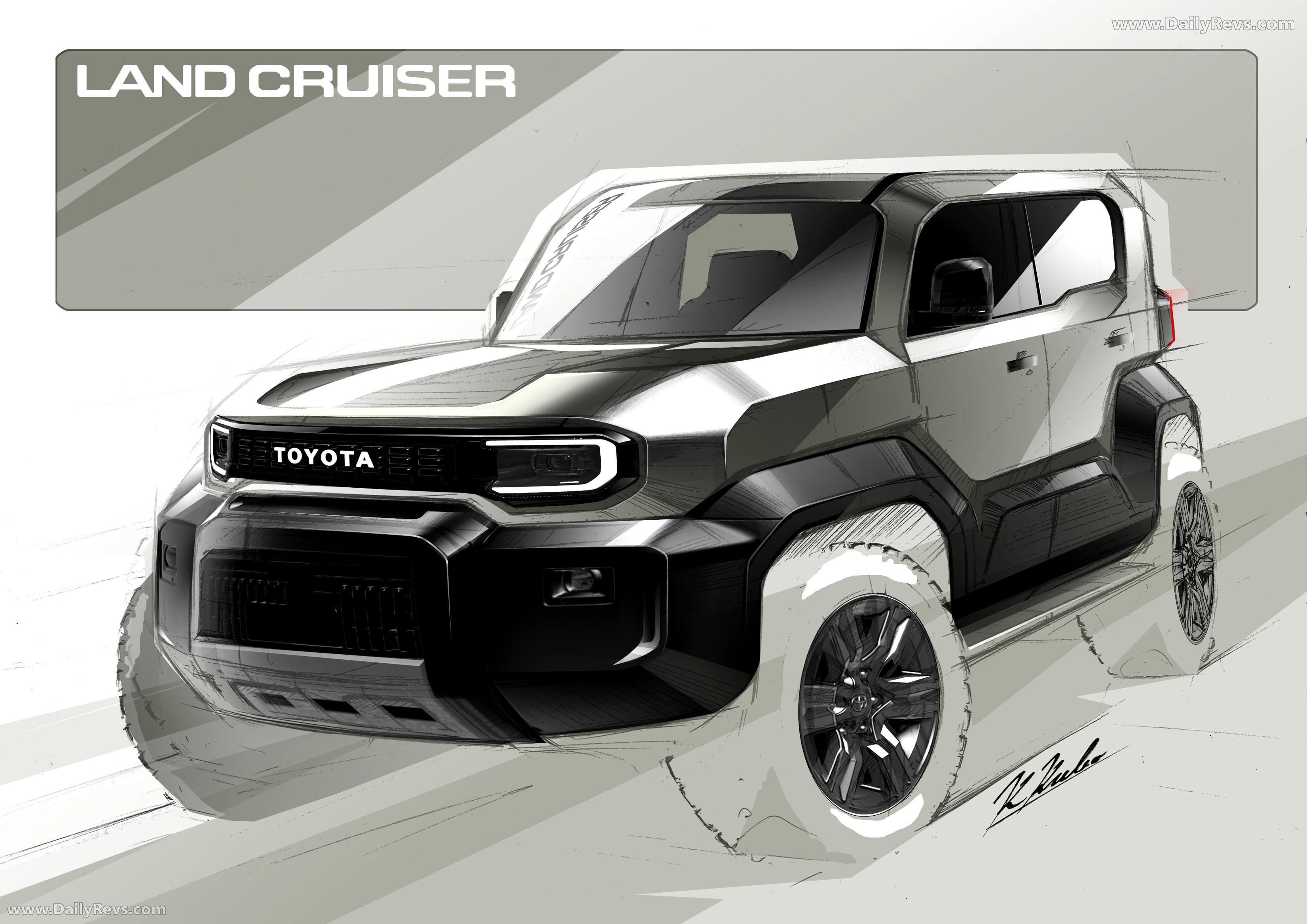 2027 Toyota Land Cruiser FJ Sketches