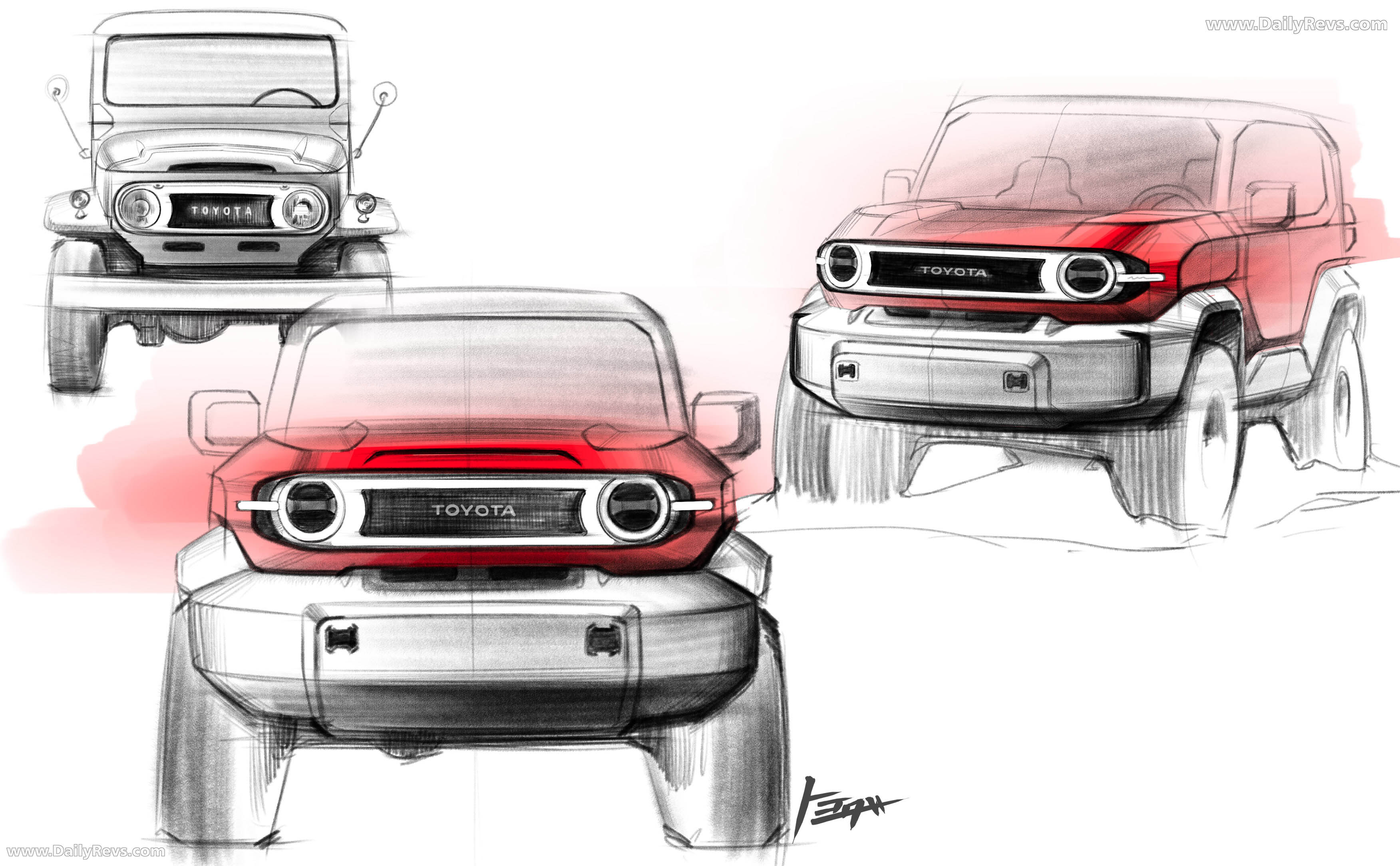 2027 Toyota Land Cruiser FJ Sketches