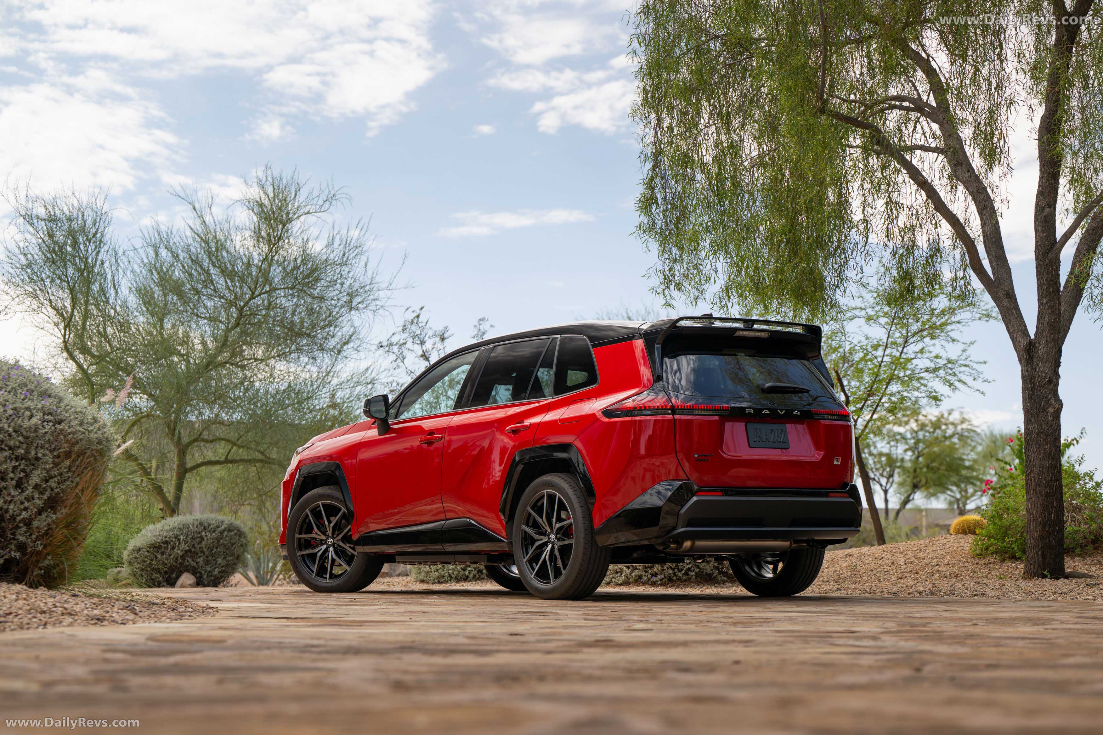 2026 Toyota RAV4 GR Sport US Version Rear View