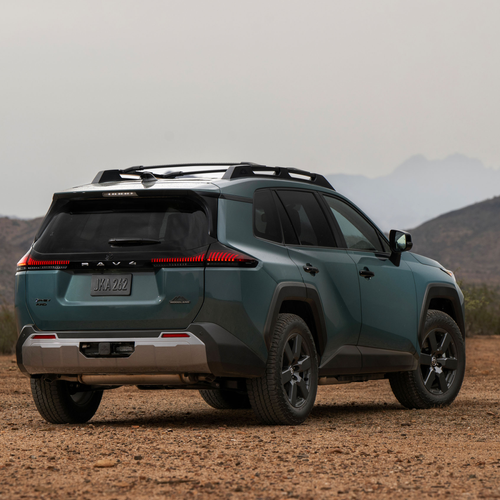 2026 Toyota RAV4 HEV Woodland Rear View