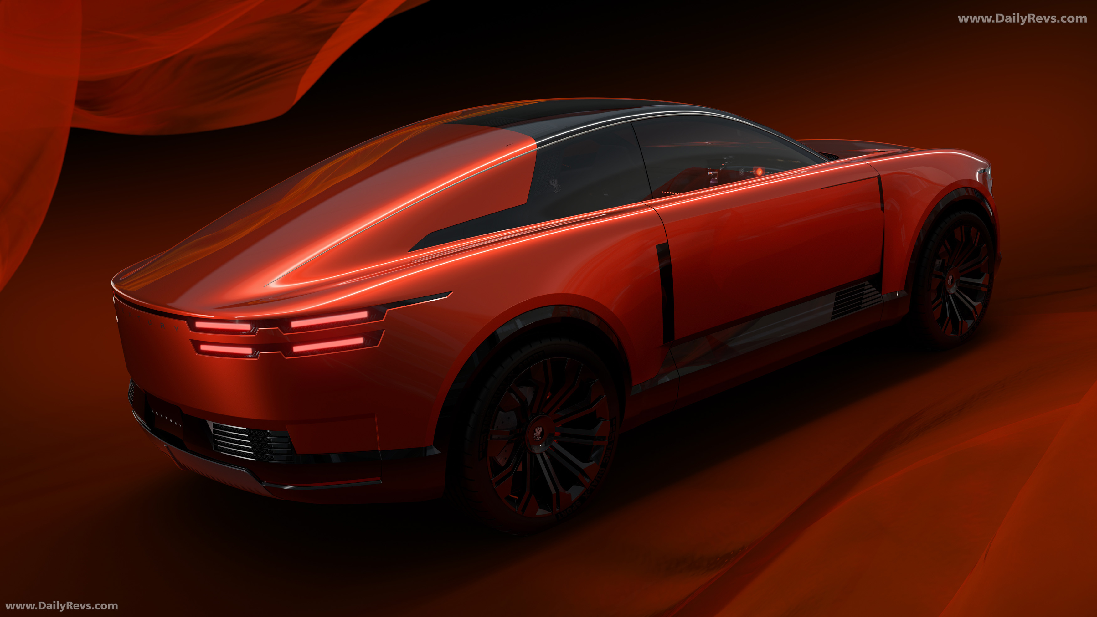2025 Toyota Century Coupe Concept Rear View