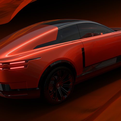 2025 Toyota Century Coupe Concept Rear View