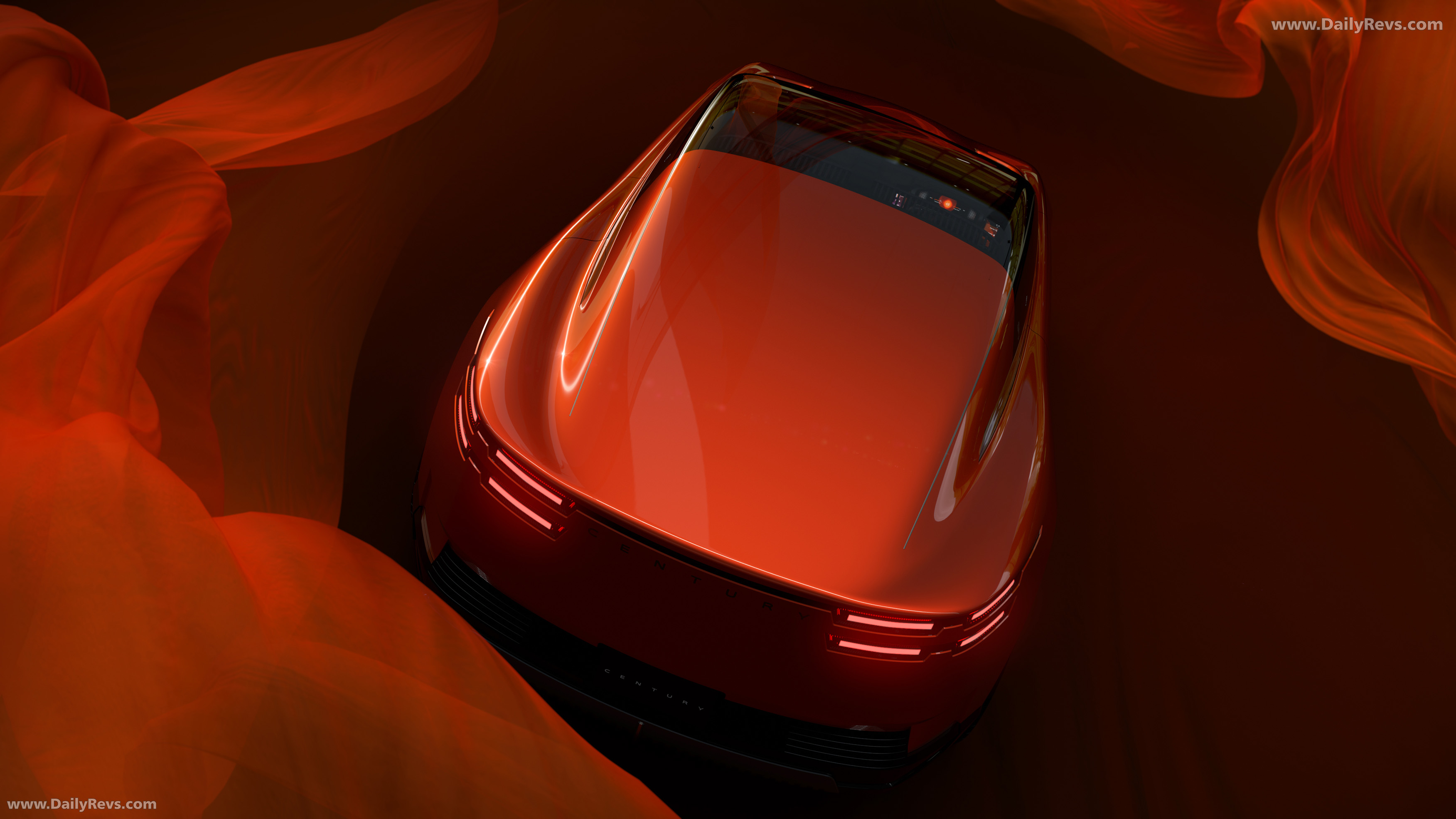 2025 Toyota Century Coupe Concept Top View