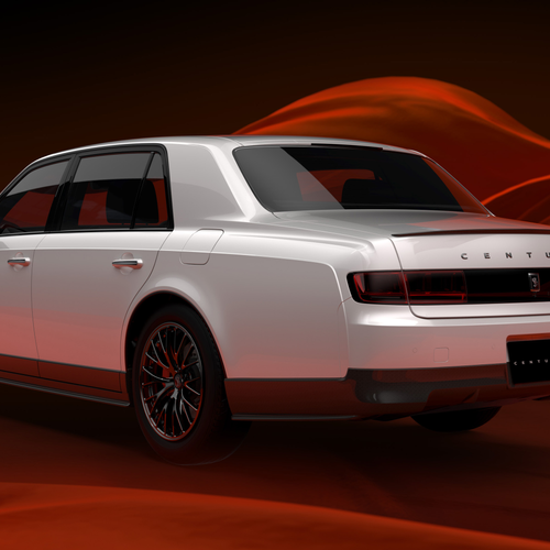 2025 Toyota Century Sedan GRMN Concept Rear View