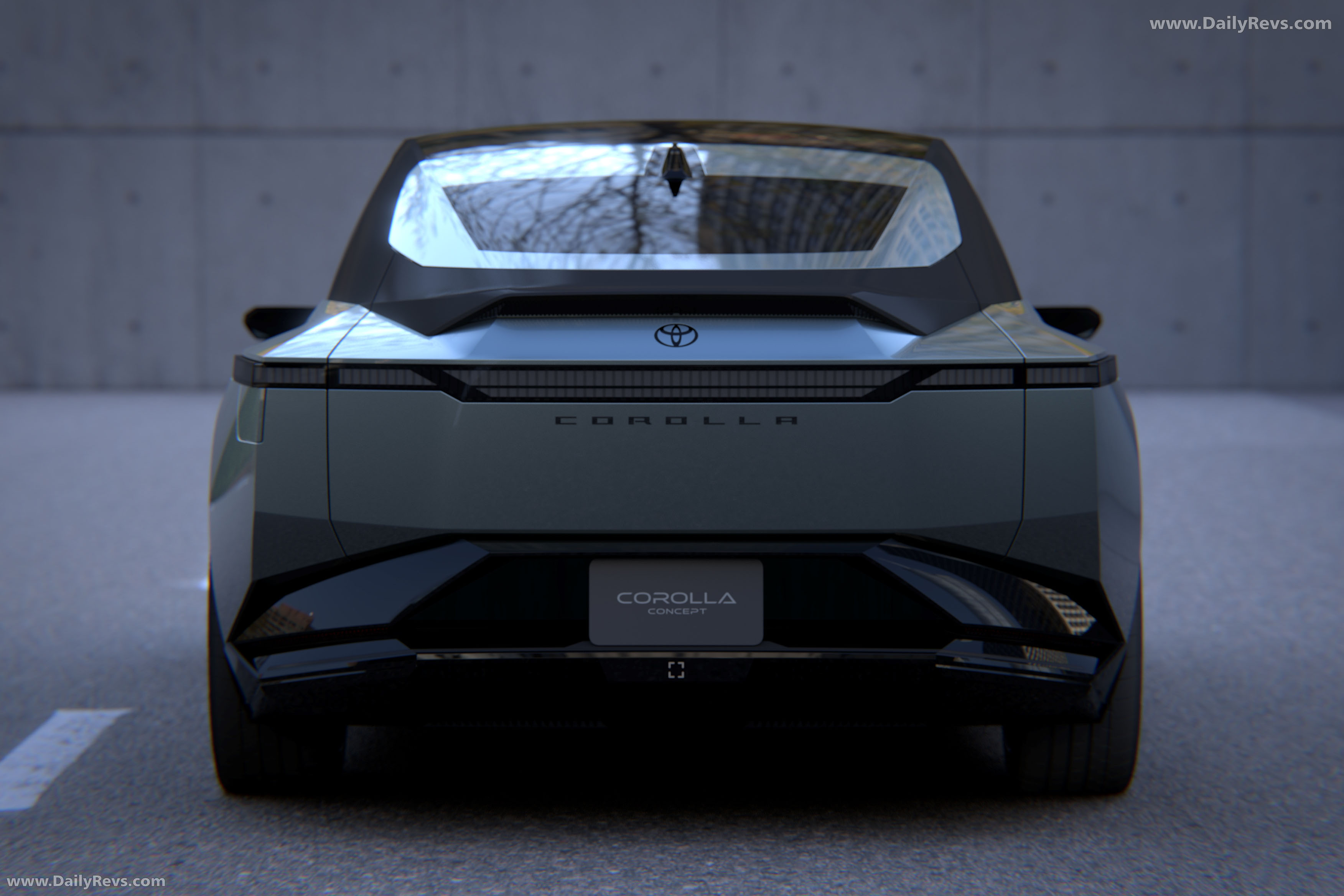 2025 Toyota Corolla Concept Rear View