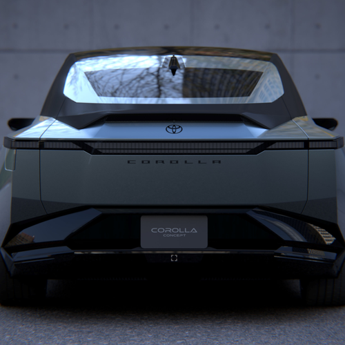 2025 Toyota Corolla Concept Rear View