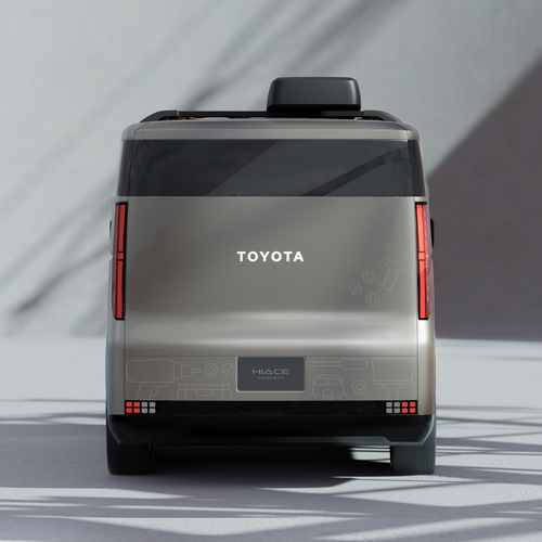 2025 Toyota Hiace Concept Rear View