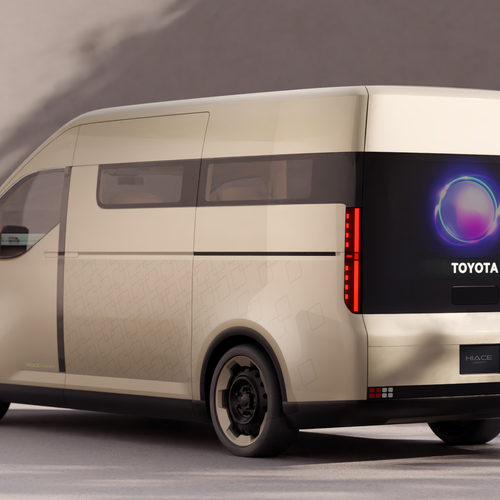 2025 Toyota Hiace Concept Rear View