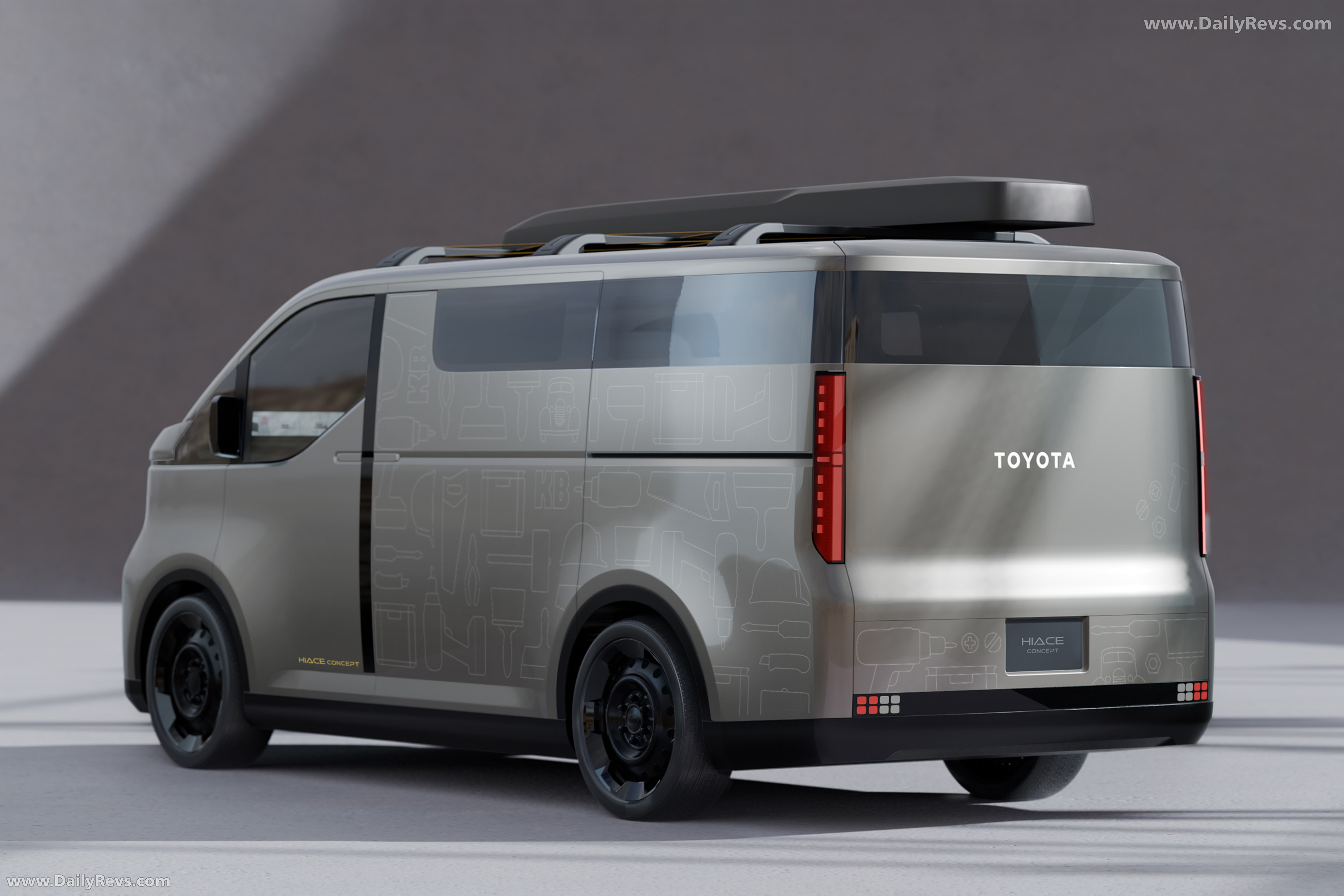 2025 Toyota Hiace Concept Rear View