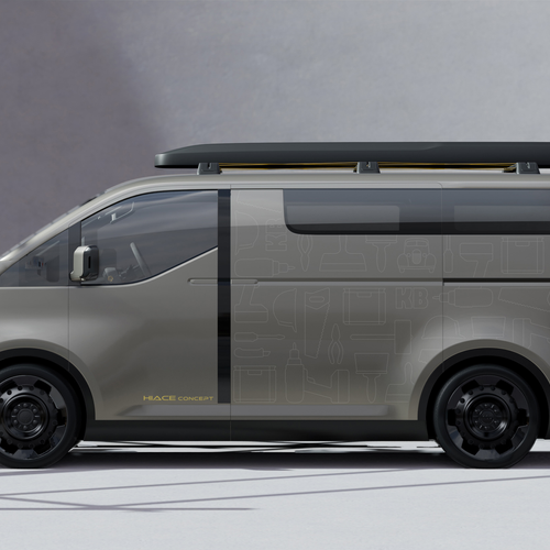 2025 Toyota Hiace Concept Side View