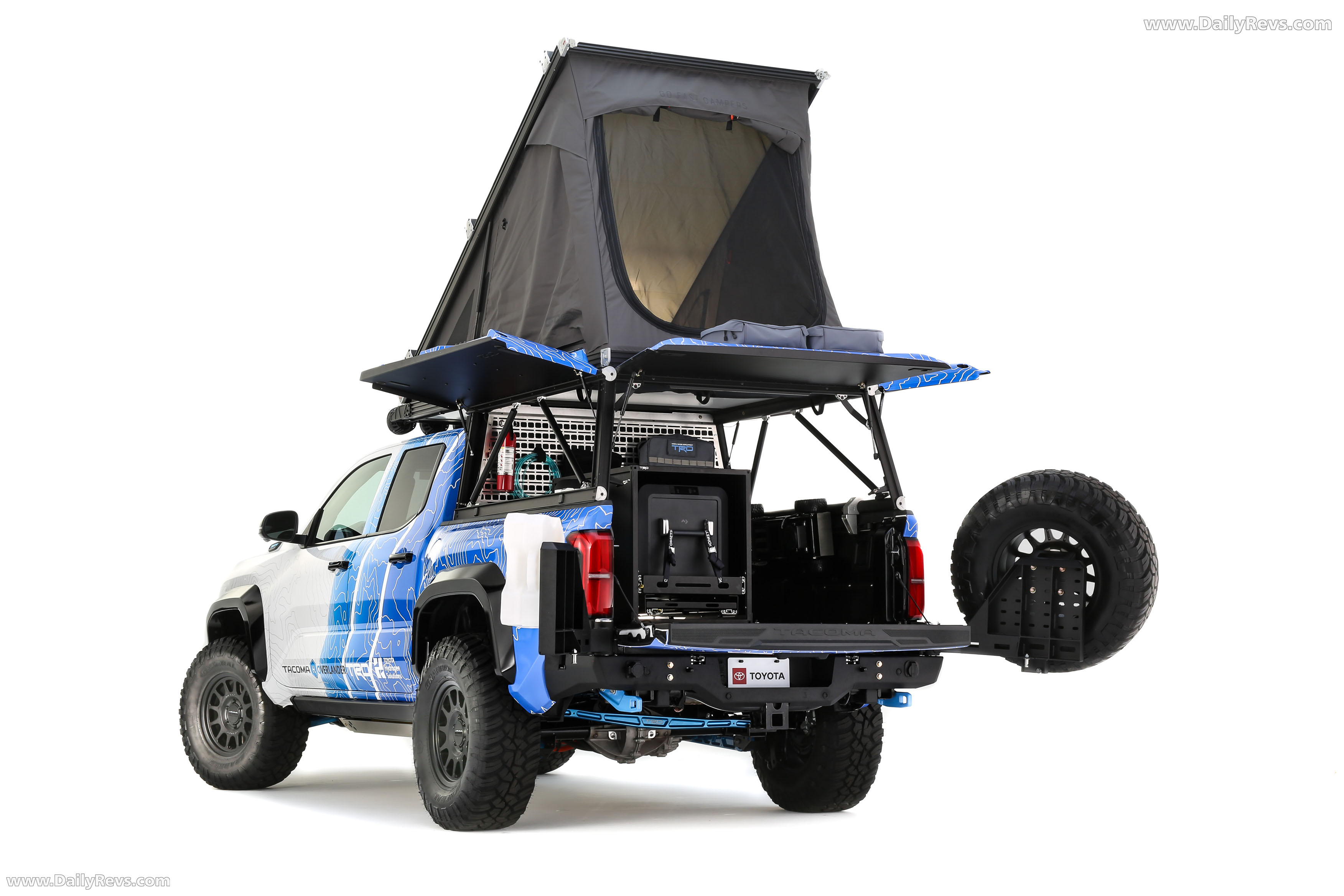 2025 Toyota Tacoma H2 Overlander Concept Rear View