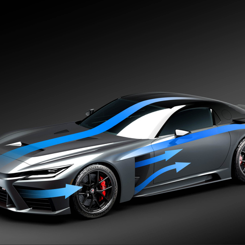 2025 Toyota GR GT3 Concept Sketches