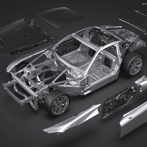 2025 Toyota GR GT3 Concept Sketches