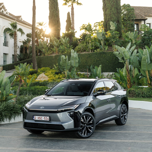 2026 Toyota bZ4X AWD Precious Metal Front View