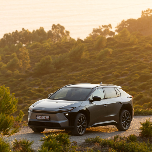 2026 Toyota bZ4X AWD Precious Metal Front View