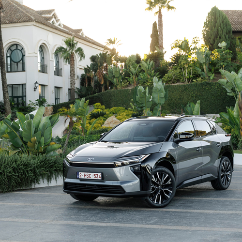 2026 Toyota bZ4X AWD Precious Metal Front View