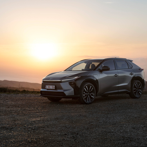 2026 Toyota bZ4X AWD Precious Metal Front View