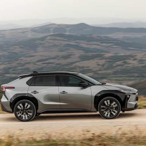 2026 Toyota bZ4X AWD Precious Metal Side View