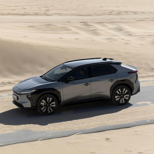 2026 Toyota bZ4X AWD Precious Metal Side View