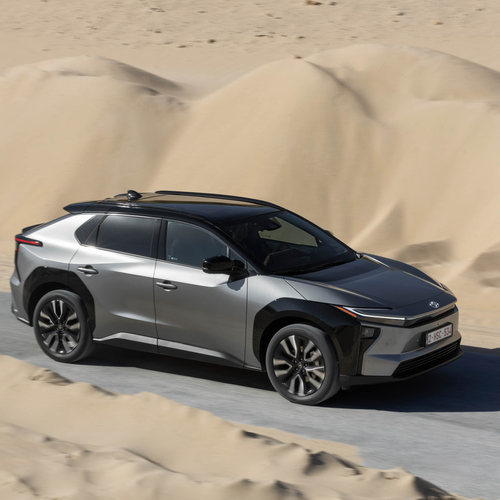 2026 Toyota bZ4X AWD Precious Metal Side View