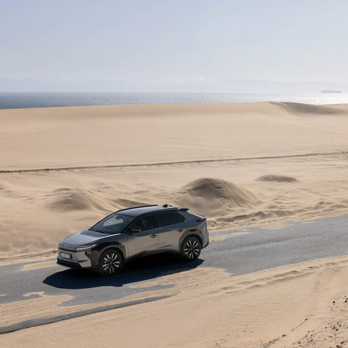 2026 Toyota bZ4X AWD Precious Metal Top View