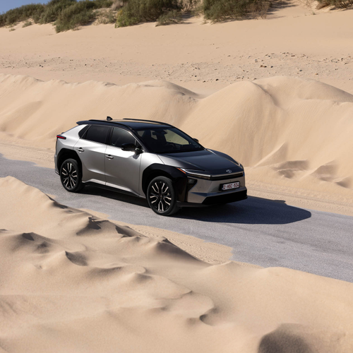 2026 Toyota bZ4X AWD Precious Metal Top View