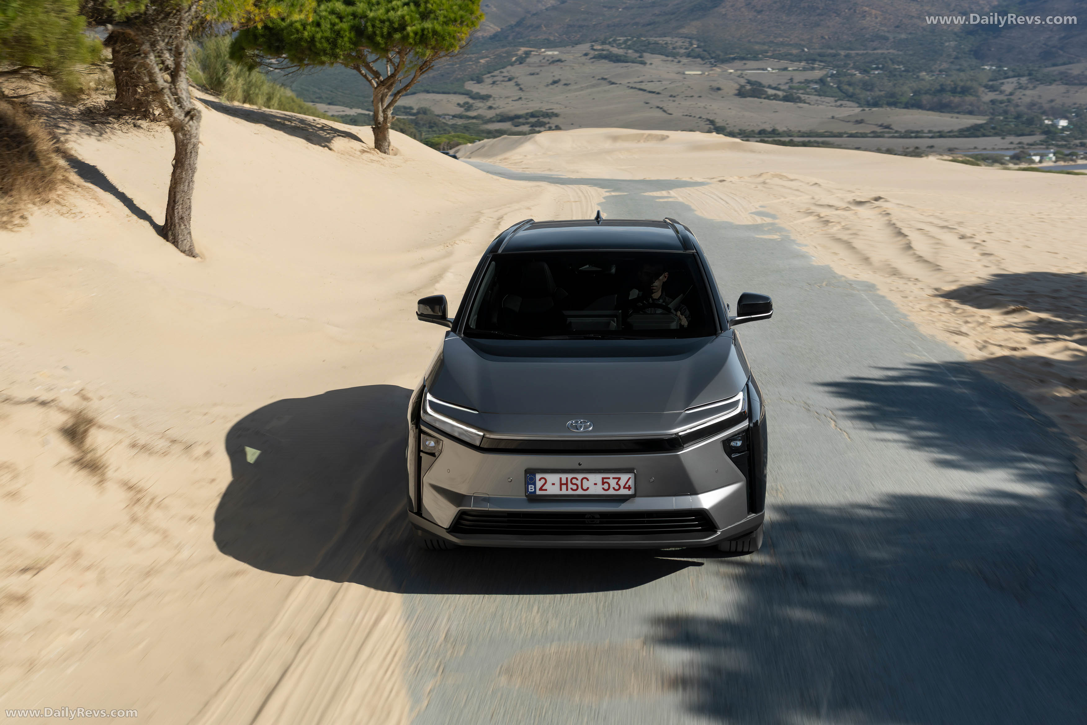 2026 Toyota bZ4X AWD Precious Metal Top View