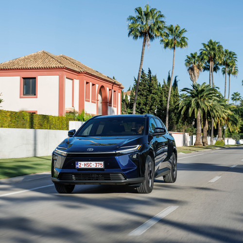 2026 Toyota bZ4X FWD Deep Blue Front View